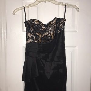 Black/Lace Evening Dress